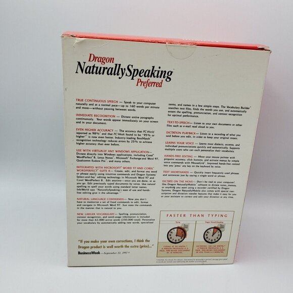 Vintage Dragon Naturally Speaking Standard Version 3 (PC) - Picture 5 of 6